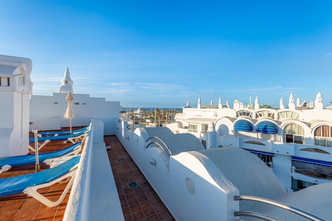 Atico Puerto Marina First Island With Sea Views And Rooftop Pool Benalmádena Eksteriør billede