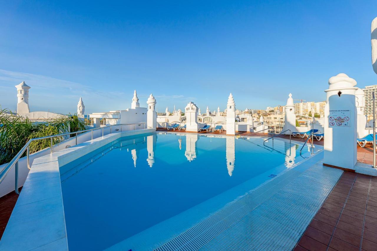 Atico Puerto Marina First Island With Sea Views And Rooftop Pool Benalmádena Eksteriør billede